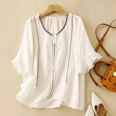 Enrica | Camicia Vintage Ricamata