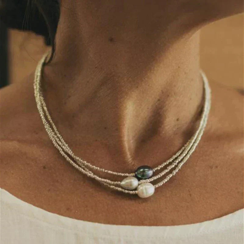 Bianca™ | Collana Perle Naturali