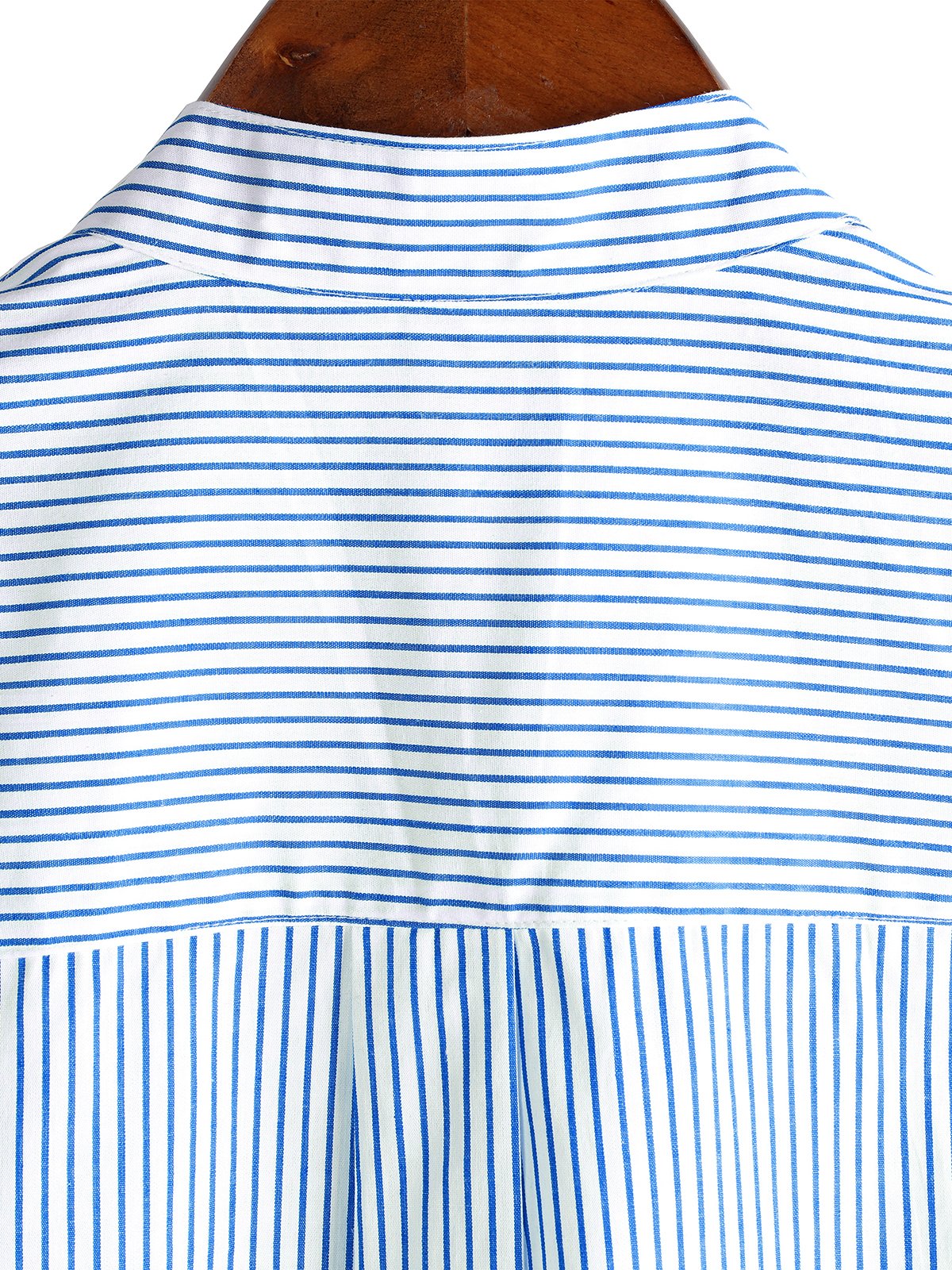 Camicia da uomo in cotone a maniche corte con colletto Henley