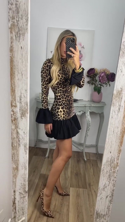 Marta™ | Vestito Leopardo