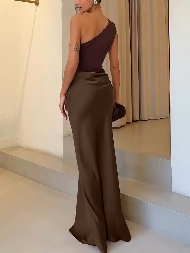 Lavinia™ | Maxi Dress Monospalla