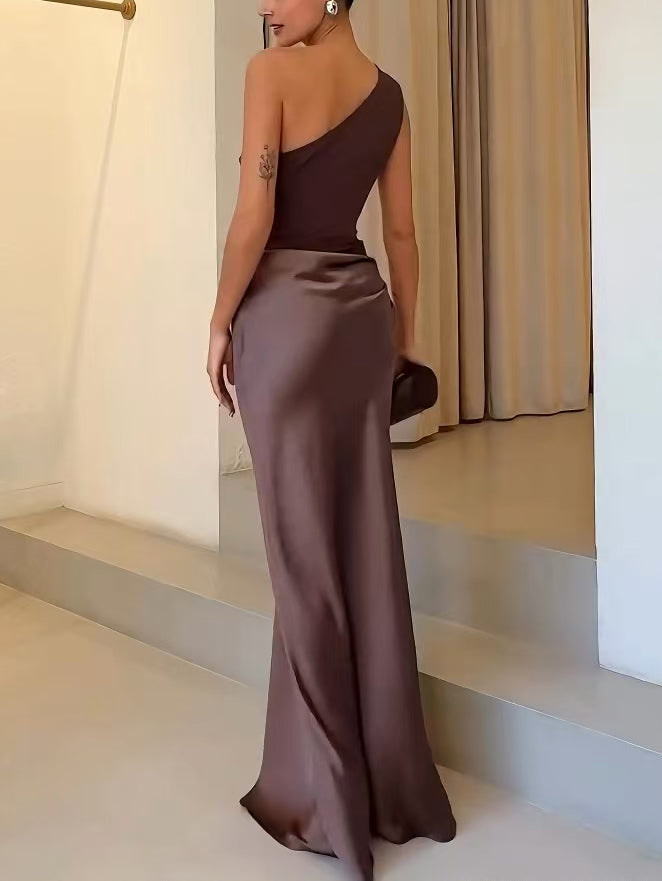 Lavinia™ | Maxi Dress Monospalla