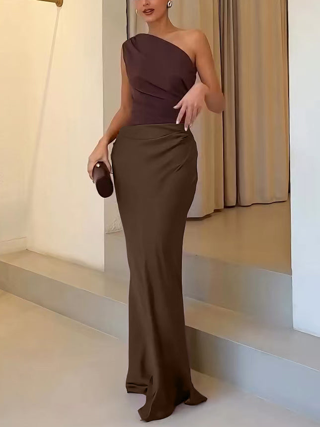 Lavinia™ | Maxi Dress Monospalla
