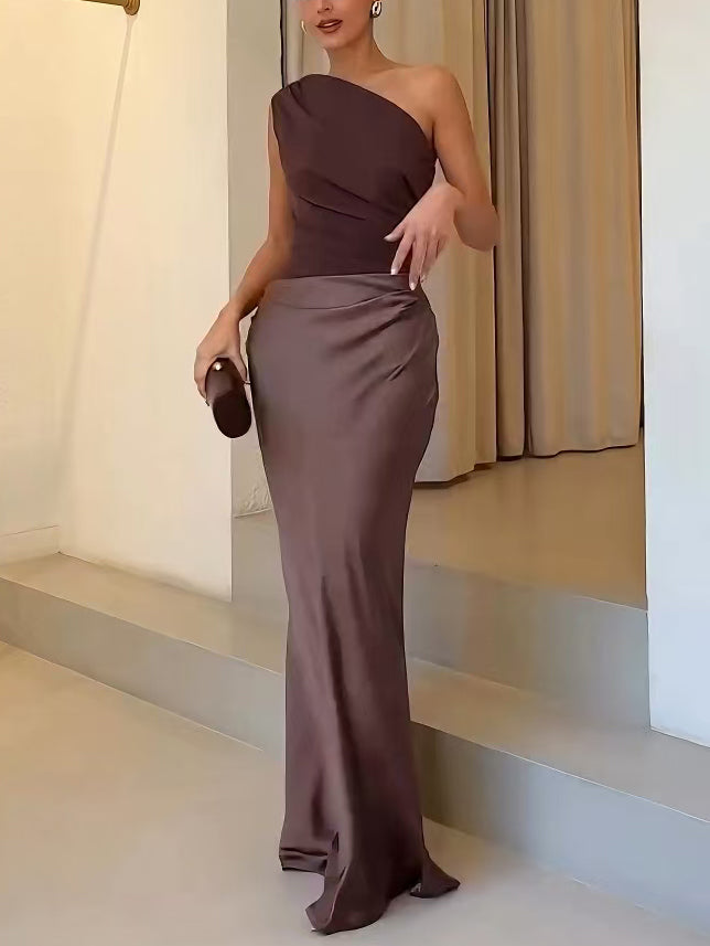 Lavinia™ | Maxi Dress Monospalla
