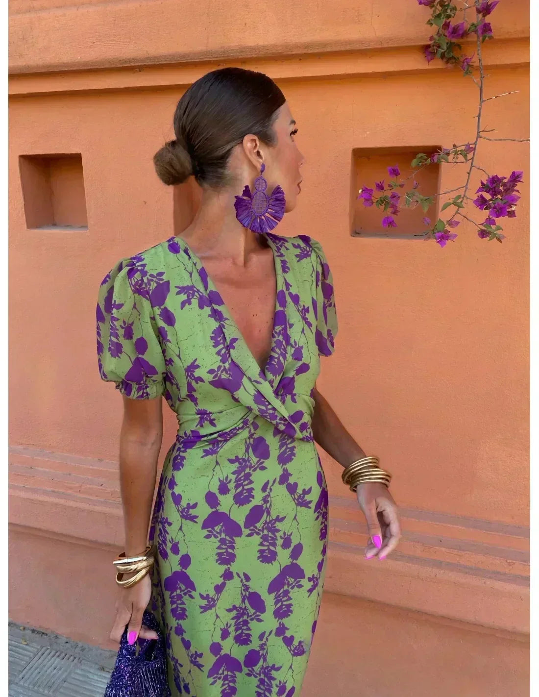 Beatrice™ | Abito Floreale Elegante