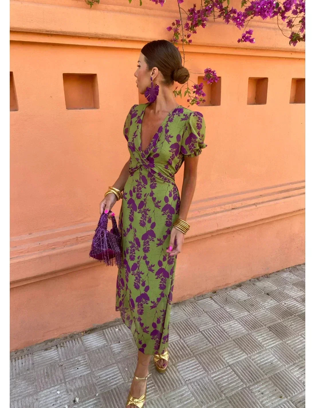 Beatrice™ | Abito Floreale Elegante