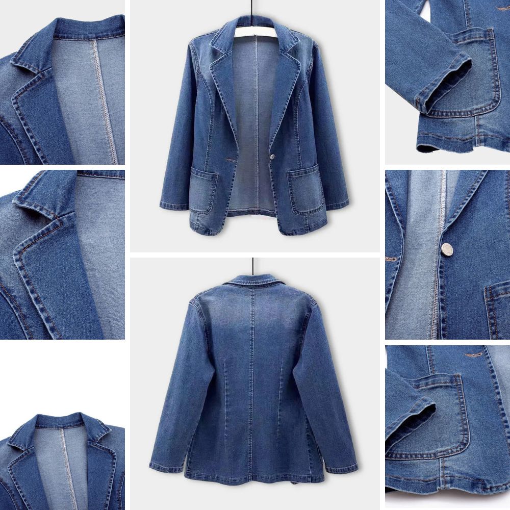 Sofia™ | Blazer in Denim Elegante