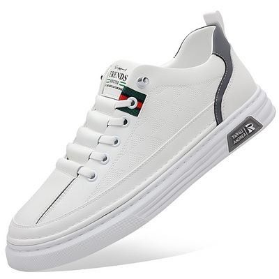 Sneakers casual in pelle