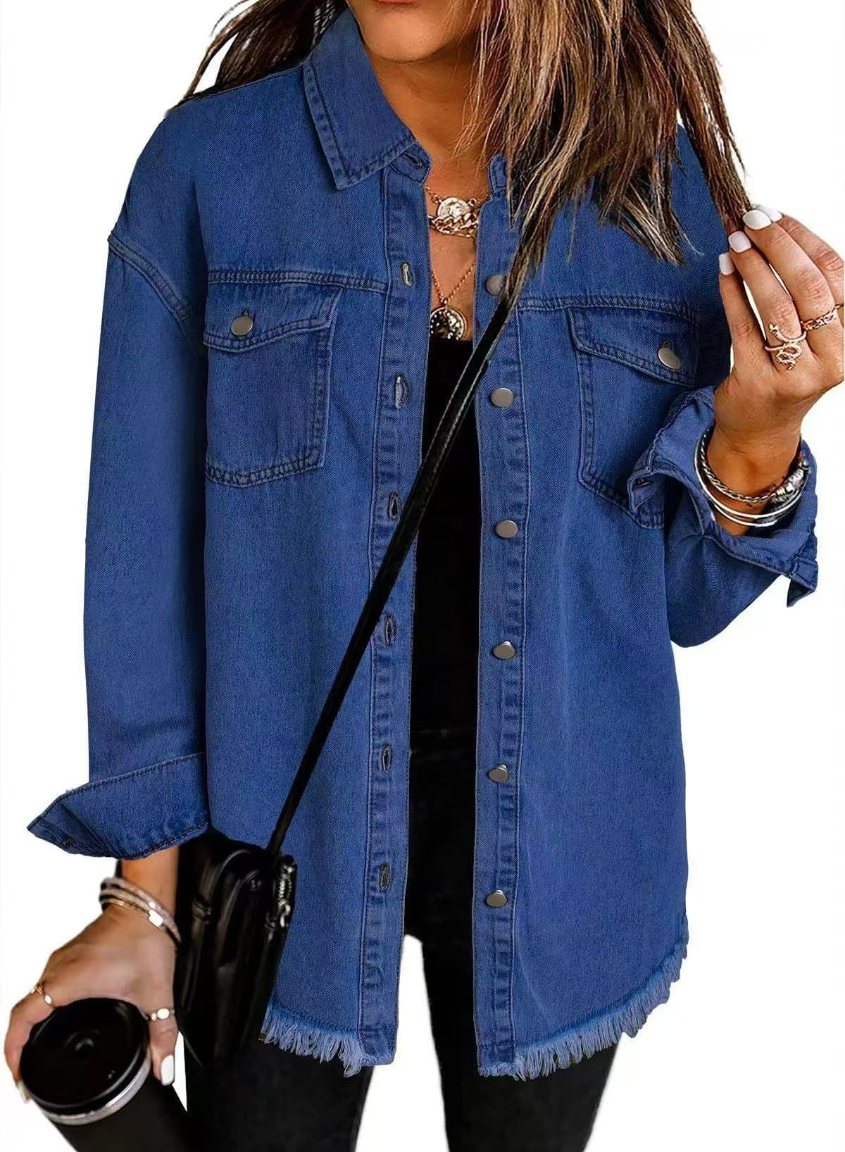 Elena™ | Giacca Camicia Denim Senza Tempo