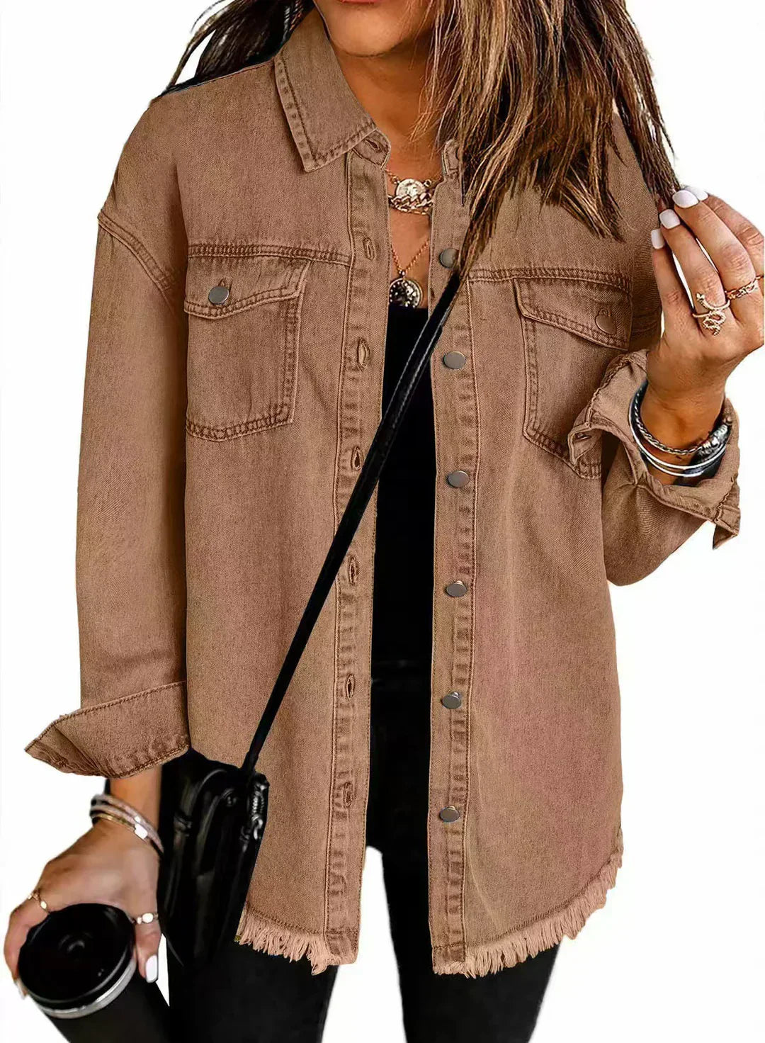 Elena™ | Giacca Camicia Denim Senza Tempo
