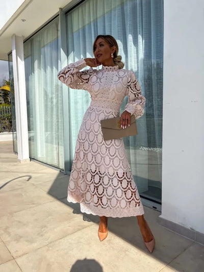 Valentina™ | Abito romantico in pizzo