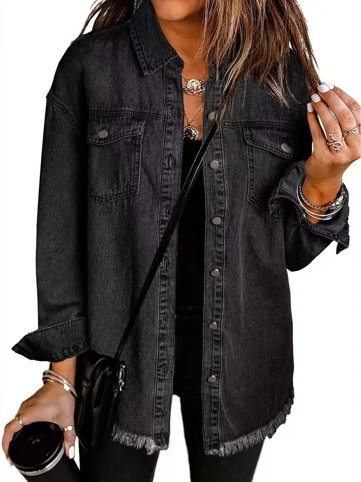 Elena™ | Giacca Camicia Denim Senza Tempo