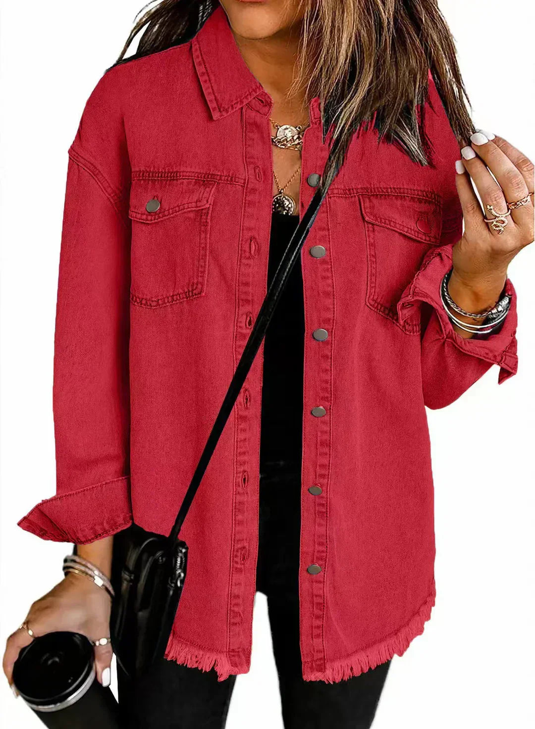 Elena™ | Giacca Camicia Denim Senza Tempo