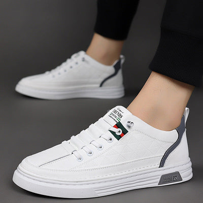 Sneakers casual in pelle