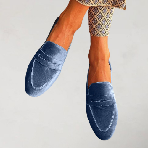 Vittoria™ | Mocassini Patchwork in Velluto