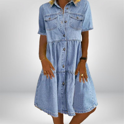 Giulia™ | Abito Boho in Denim