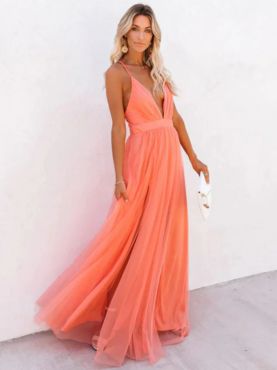 Aurora Bloom™ | Abito in Tulle Linea A