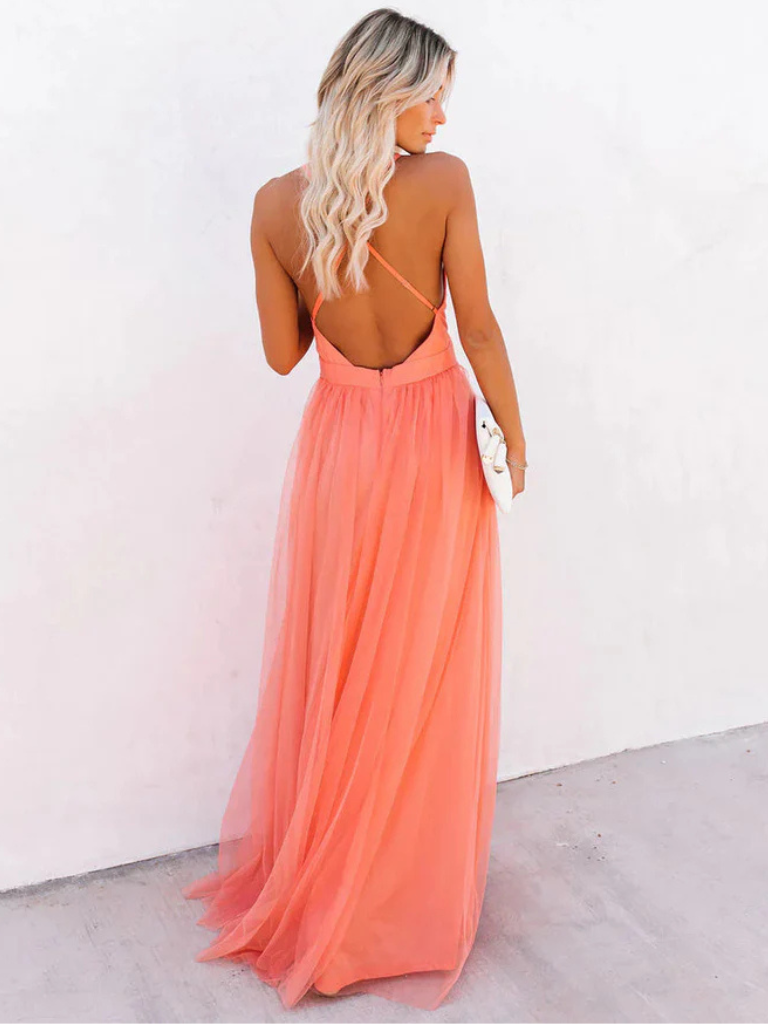 Aurora Bloom™ | Abito in Tulle Linea A