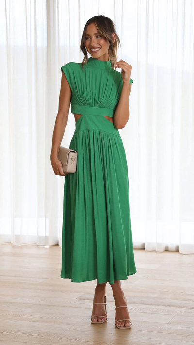 Bianca™ | Vestito Midi con Cut-Out e Tasche