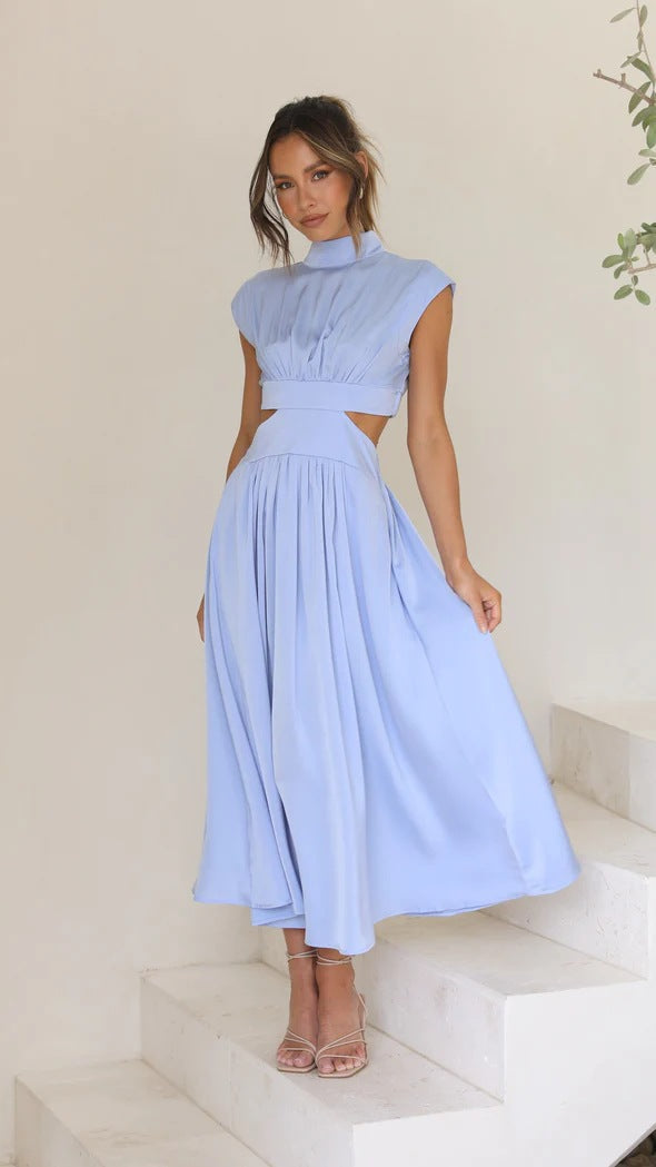 Bianca™ | Vestito Midi con Cut-Out e Tasche