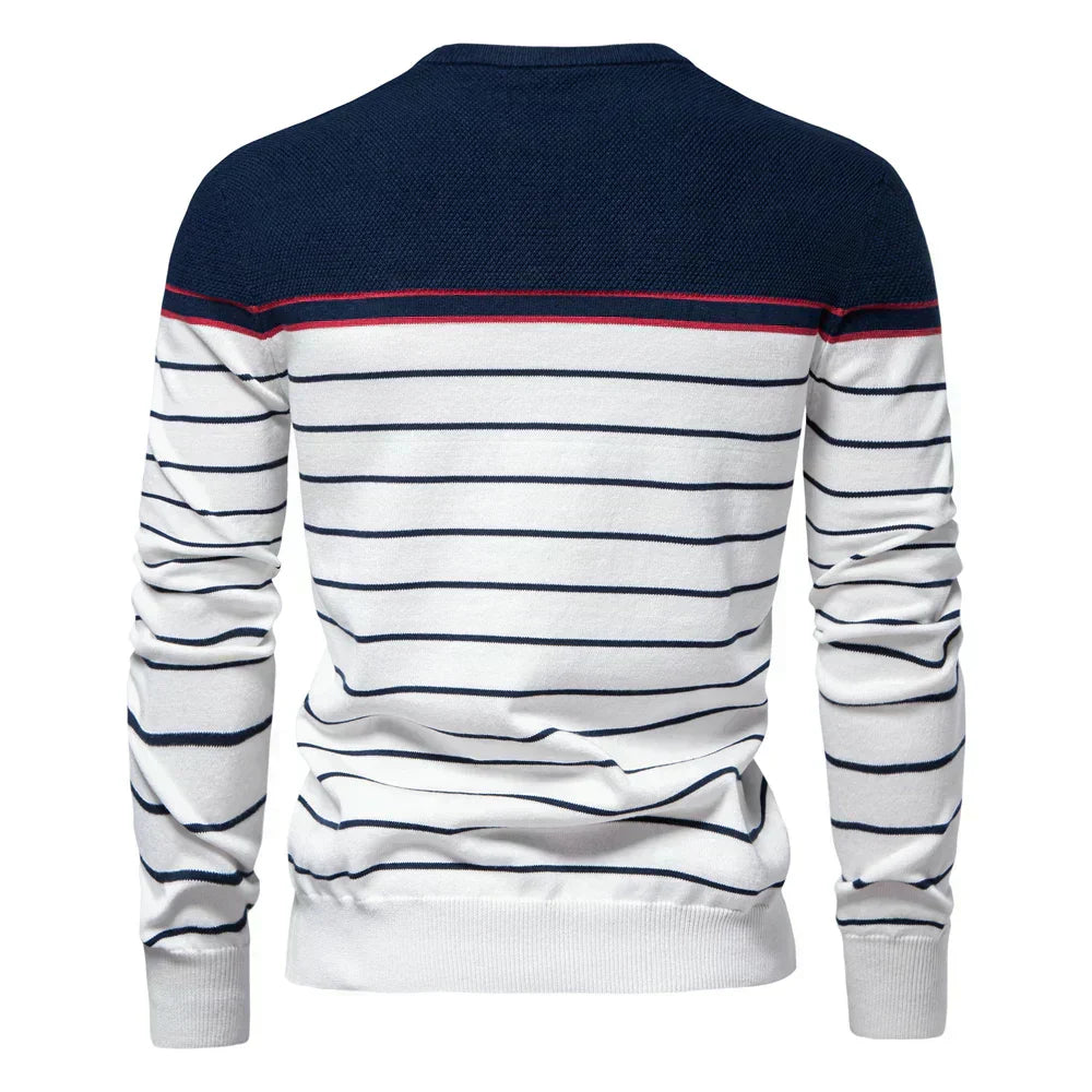 Maglione da uomo con motivo a righe