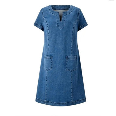 Isabella™ | Abito in Denim Morbido e Femminile