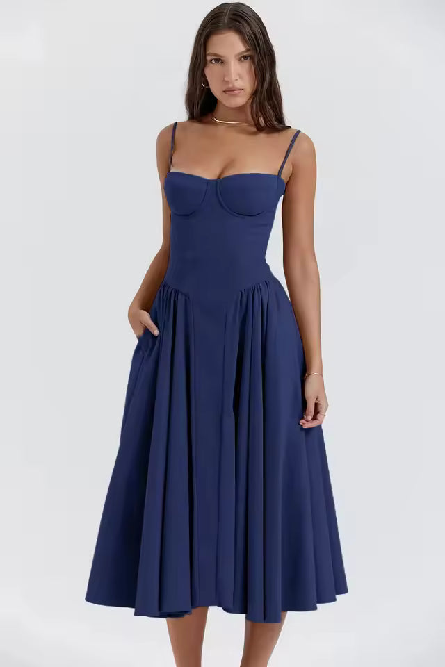 Francesca™ | Abito Maxi con Stampa Floreale