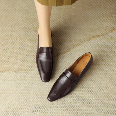 Elisabetta™ | Mocassini con Tacco Chunky a Punta