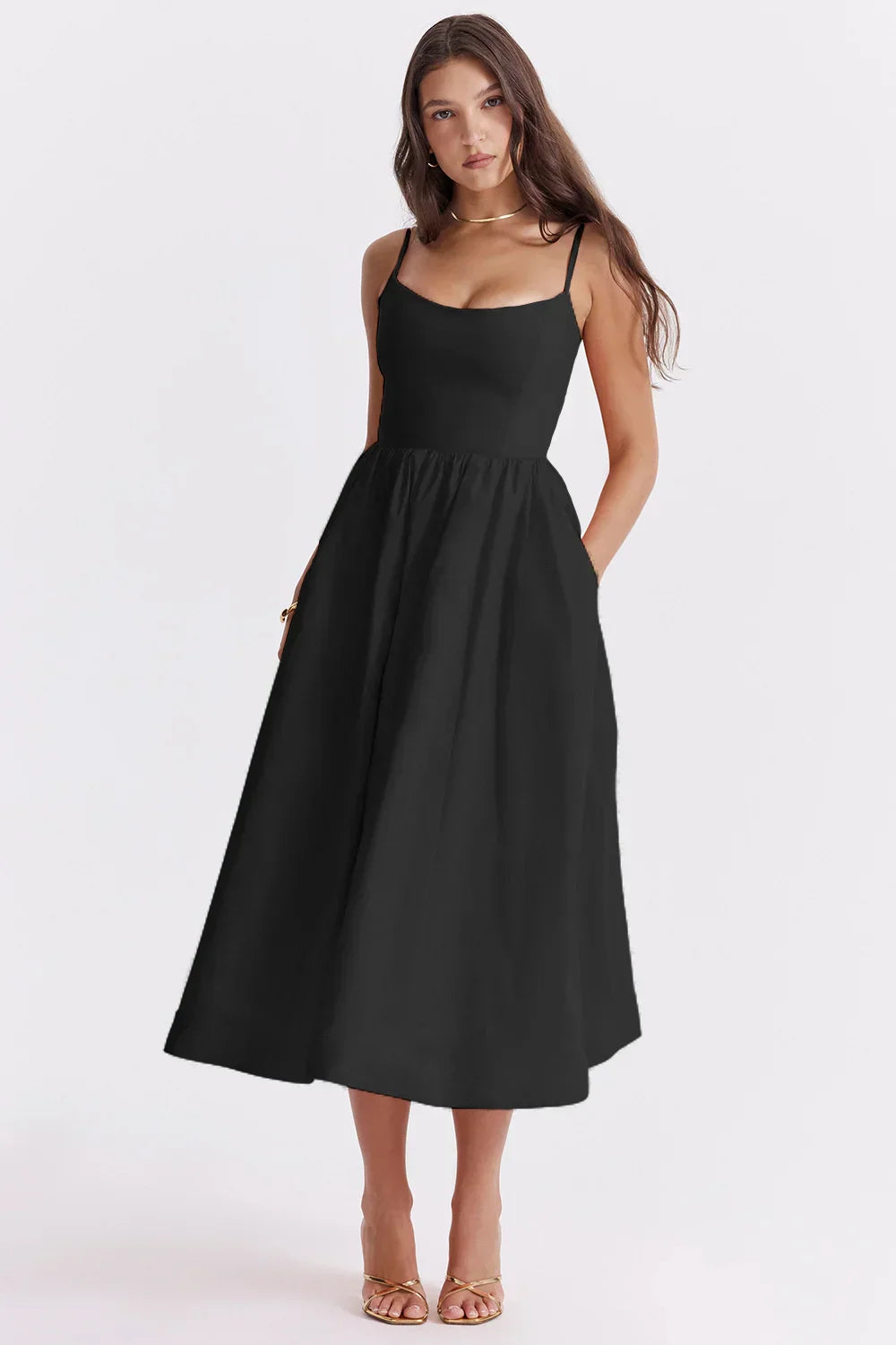 Ludovica™ | Abito Maxi Corallo