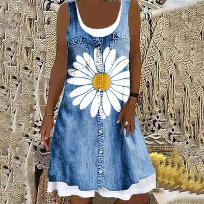Chiara™ | Abito in Denim Morbido ed Elegante