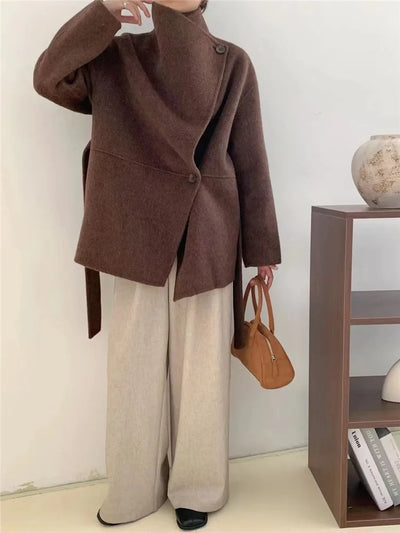 Velmira™ | Cappotto in Seta e Lana
