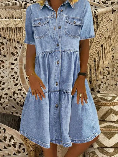 Giulia™ | Abito Boho in Denim