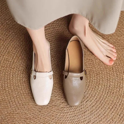 Althea™ | Ballerine Retro a Punta Stile Britannico