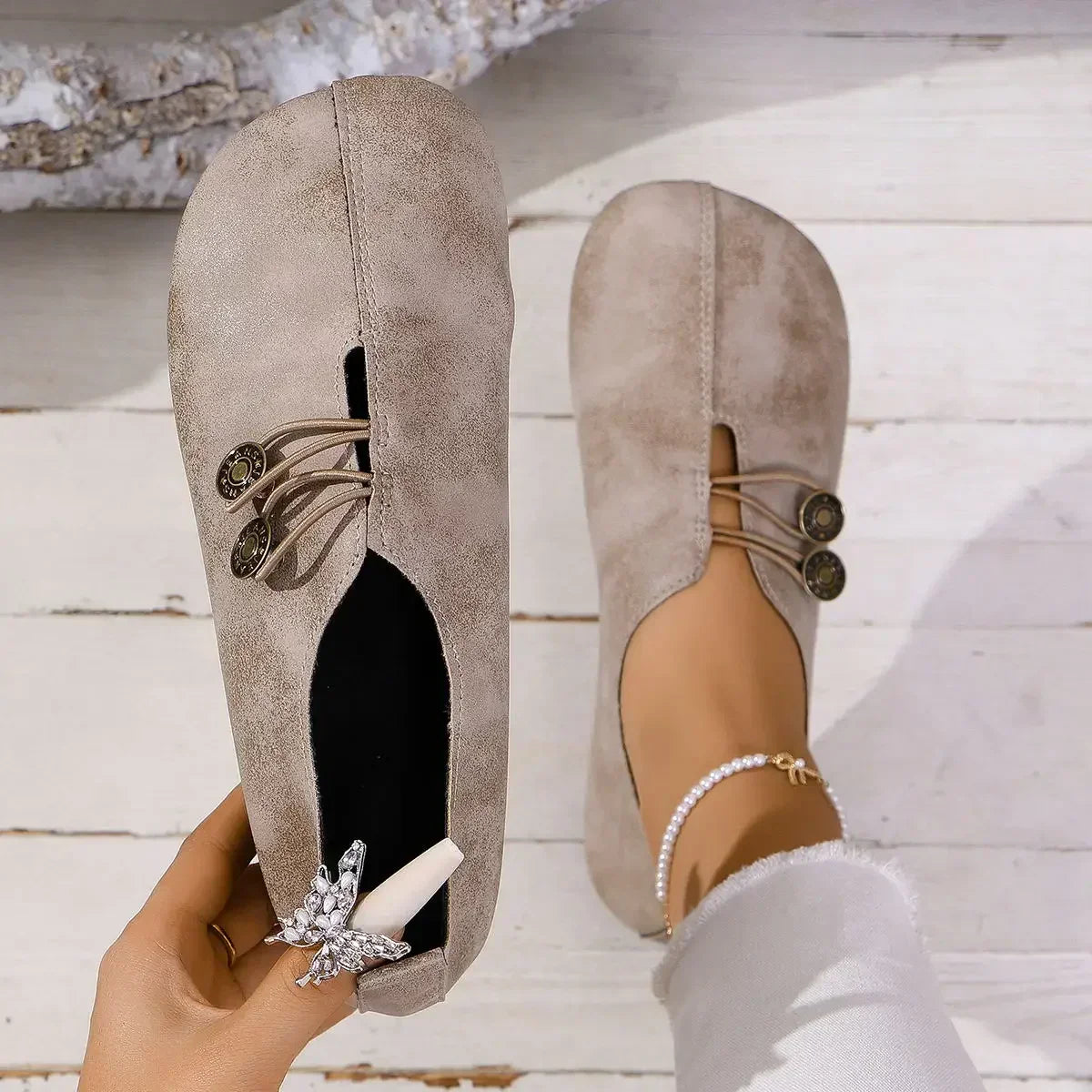 Charlee™ | Mocassini Ortopedici in Morbida Suede