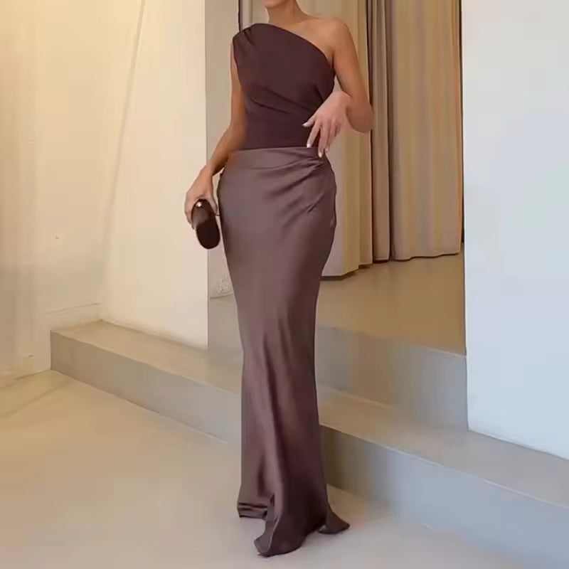 Francesca™ | Abito Maxi con Stampa Viva