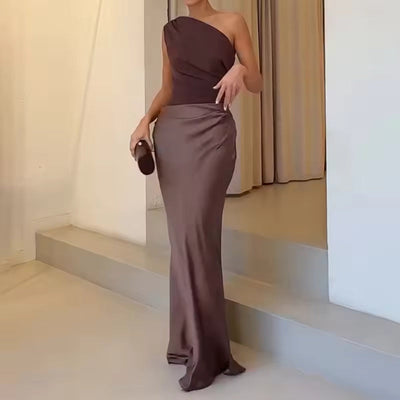 Francesca™ | Abito Maxi con Stampa Viva