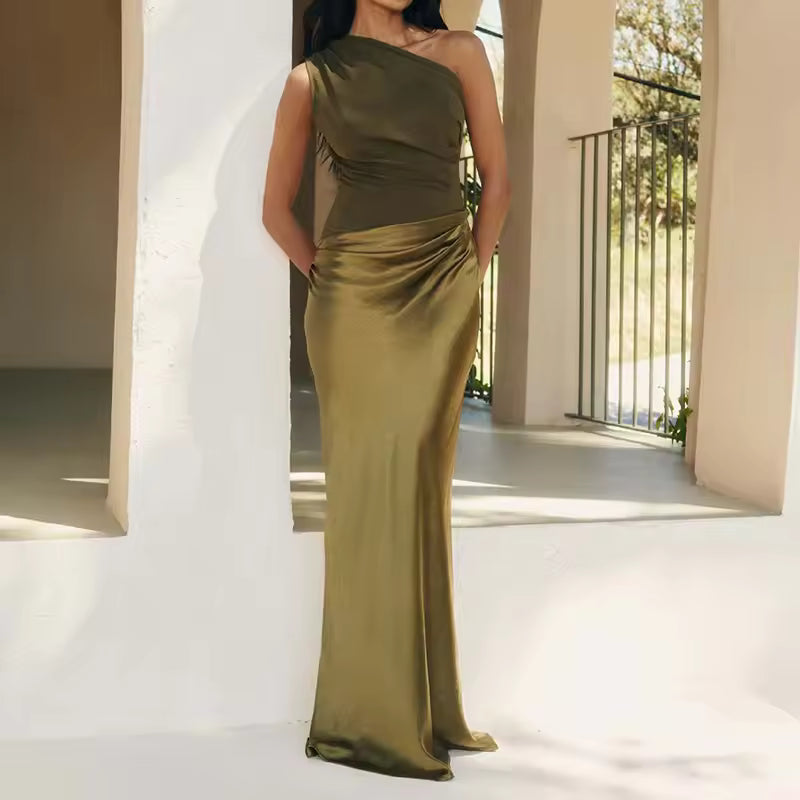Francesca™ | Abito Maxi con Stampa Viva