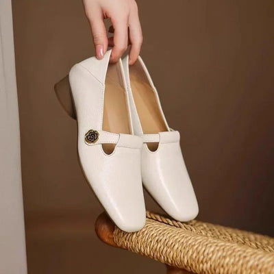 Althea™ | Ballerine Retro a Punta Stile Britannico