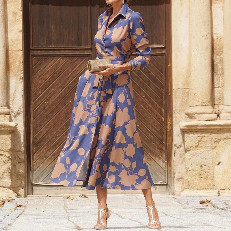 Élise™ | Abito Chic a Maniche Lunghe