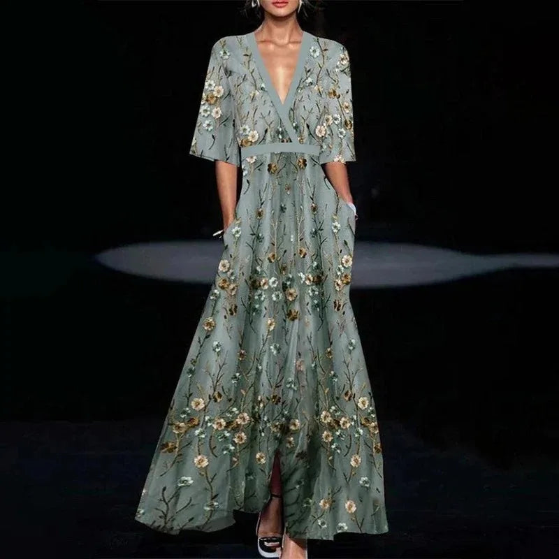 Sofia™ | Abito Elegante con Scollo a V