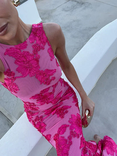 Lidia™ | Abito Floreale Elegante
