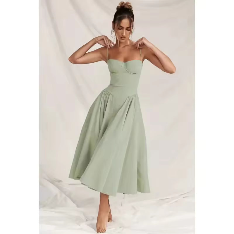 Francesca™ | Abito Maxi con Stampa Floreale