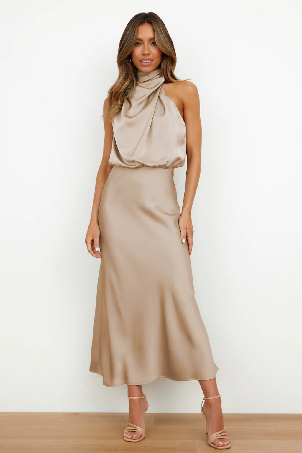 Serena™ | Abito Maxi a Collo Halter