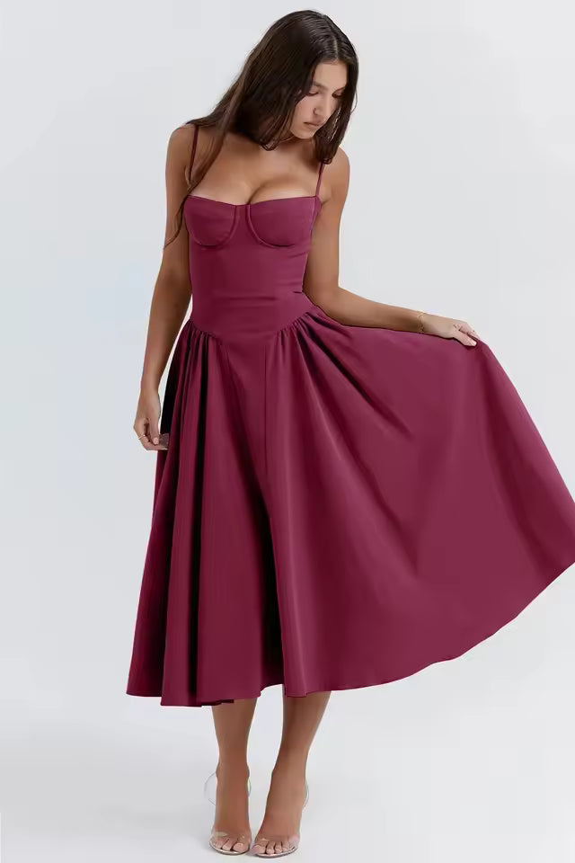 Francesca™ | Abito Maxi con Stampa Floreale