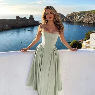 Francesca™ | Abito Maxi con Stampa Floreale