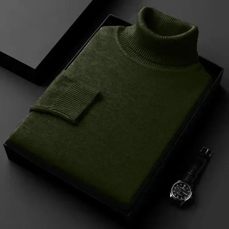 Elegante e comodo maglione a collo alto