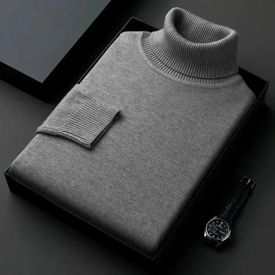 Elegante e comodo maglione a collo alto
