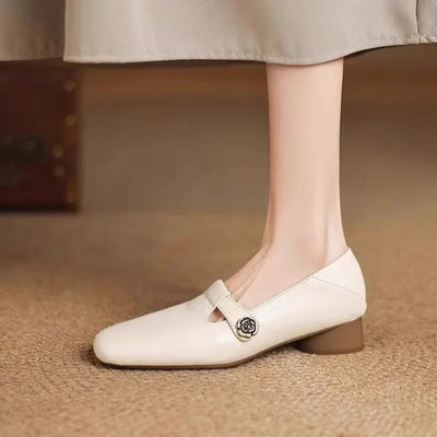 Althea™ | Ballerine Retro a Punta Stile Britannico