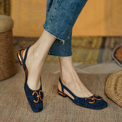 Brenna™ | Sandali in Pelle Ortopedici con Fibbia