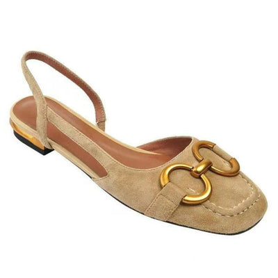 Brenna™ | Sandali in Pelle Ortopedici con Fibbia